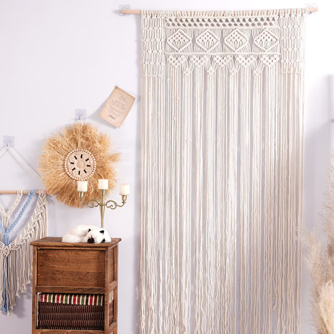 Ecofynd Macrame Curtain