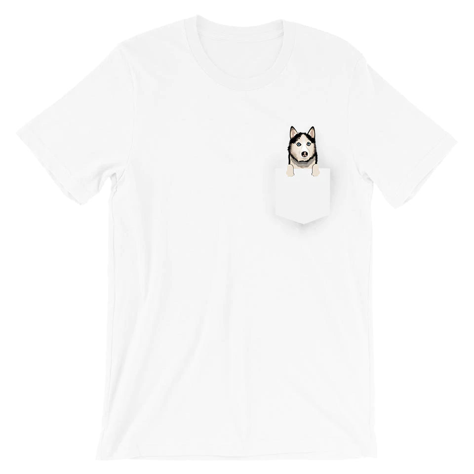 Custom Pocket T-Shirt Born Wolf Designs