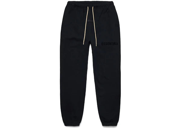 Fear of God Essentials Cream Drawstring Sweatpant Jet Black