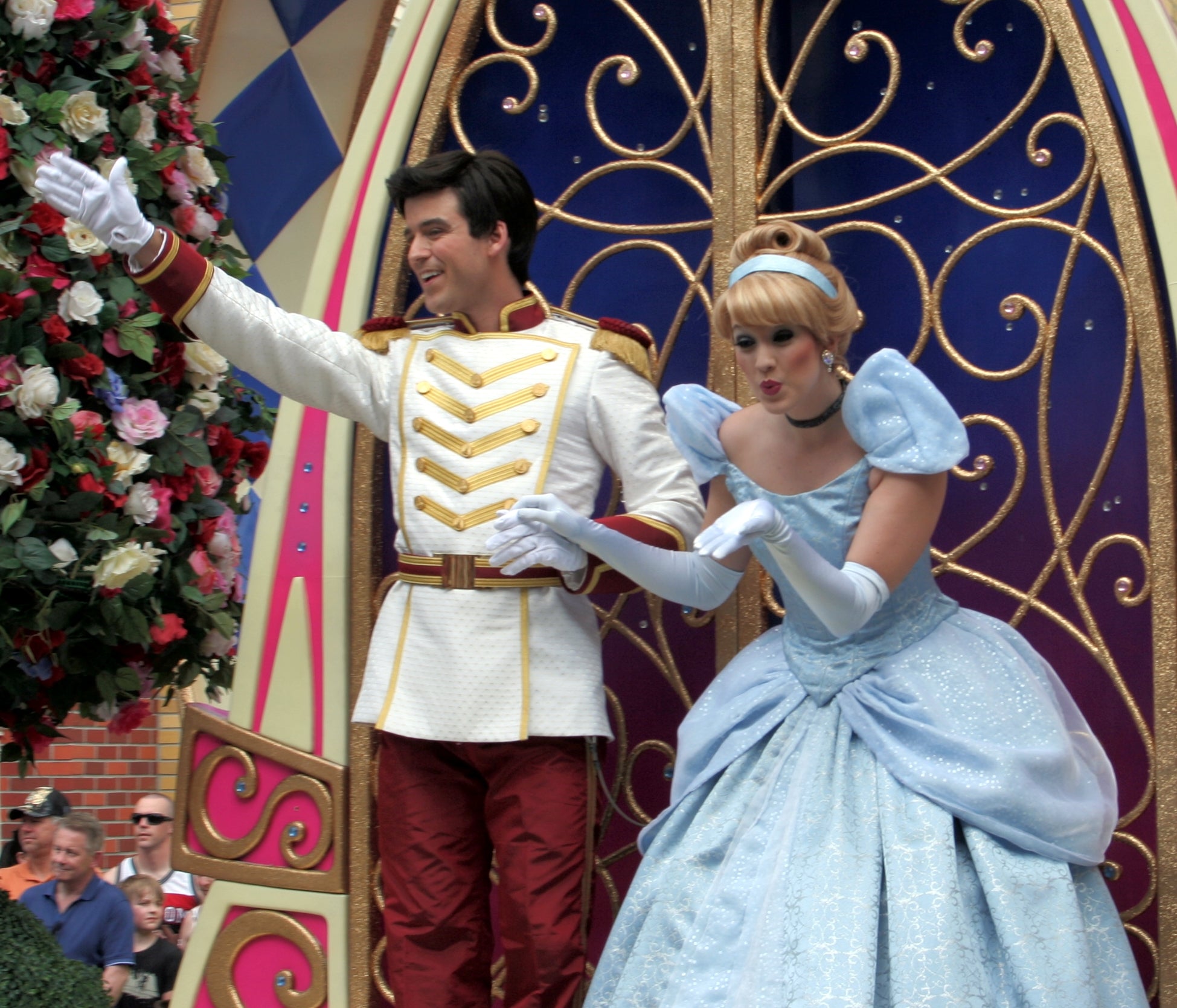 Cinderella and Prince Charming festival of fantasy parade