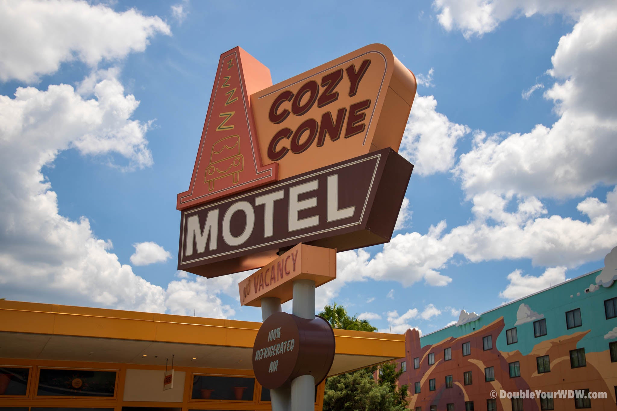 cozy cone motel at Art of Animation