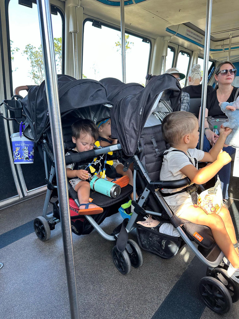monorail with double stroller