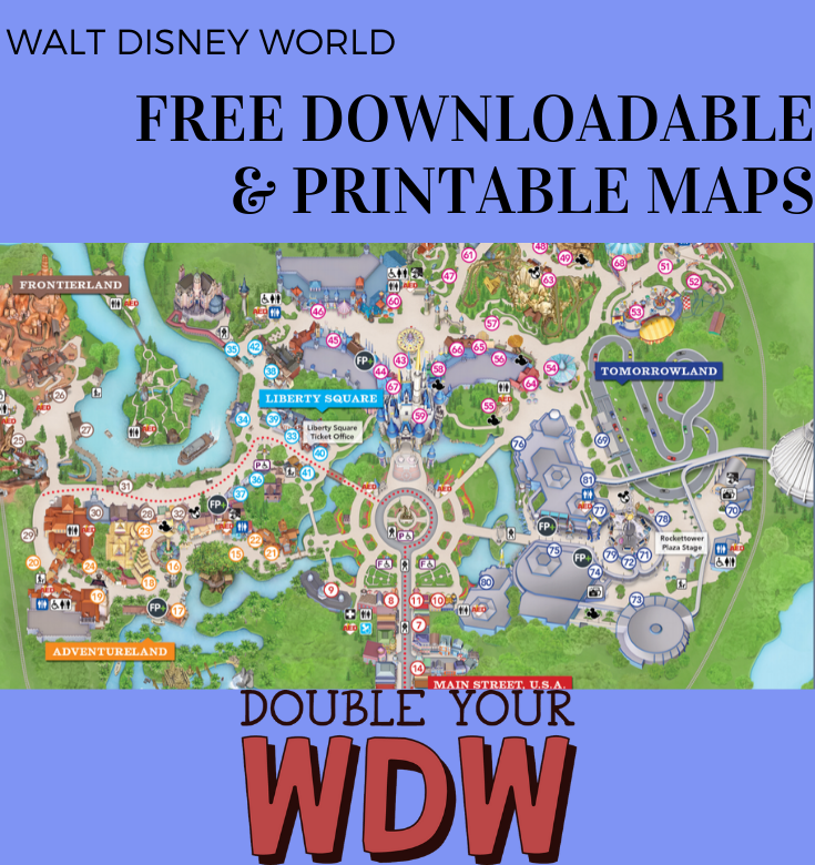 Printable Map Of Disney World