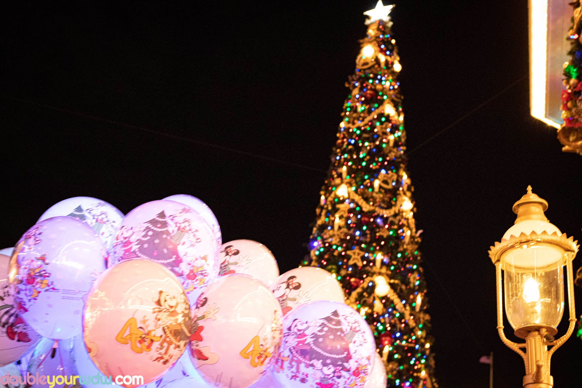 Christmas Tree and Balloons