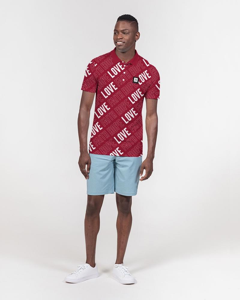 burgundy polo shorts