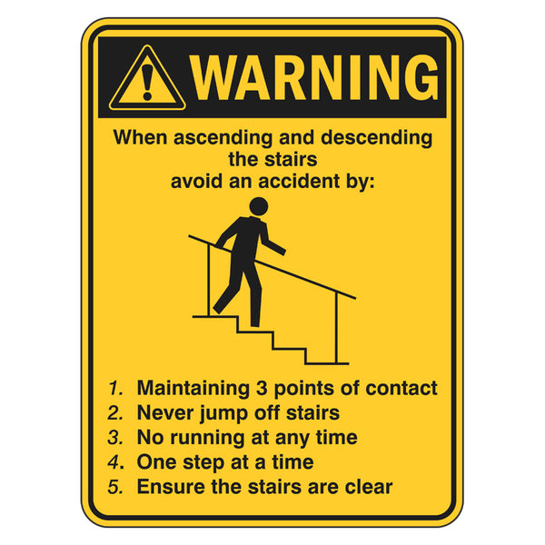 ascending and descending stairs