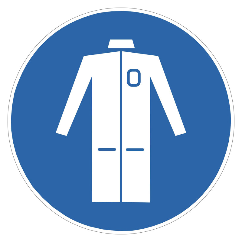 Mandatory Sign - Lab Coat – Safetysigns.com.au