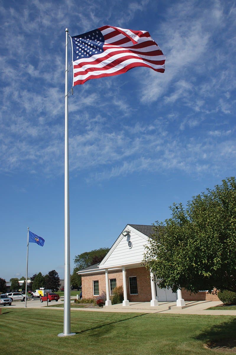 telescoping flagpoles