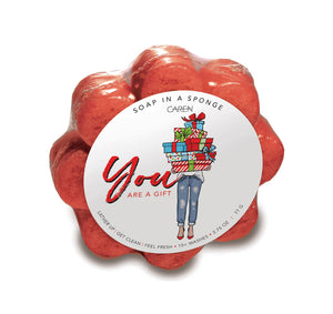 Caren You Are A Gift Soap Sponge - Plantation 59