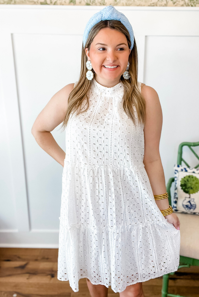 Mud Pie Biles Eyelet Dress