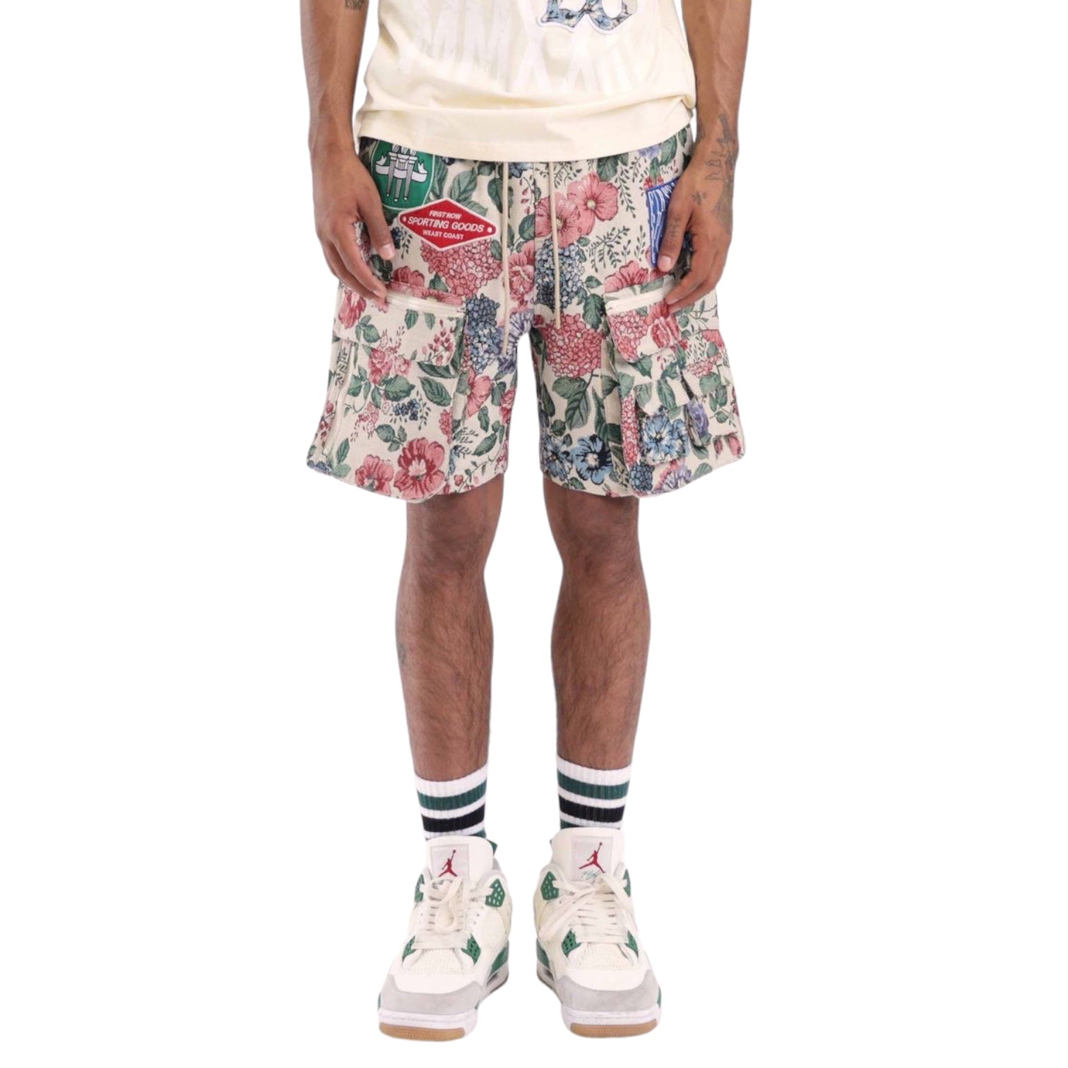 FIRST ROW: Tapestry Multi Cargo Shorts FRS3337