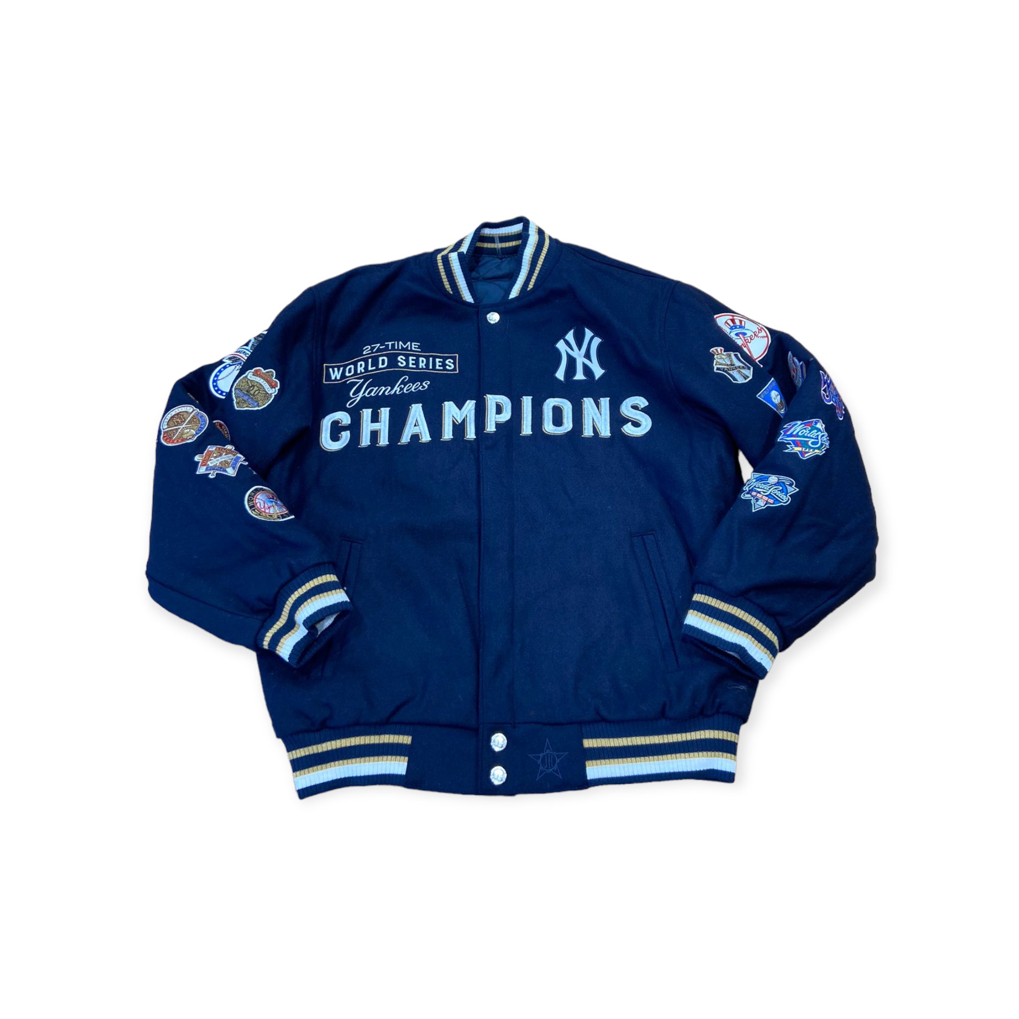 JH DESIGN: Yankees Reversible Wool Jacket – On Time Fashions