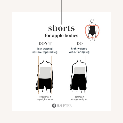 How to dress an Apple Body Shape – HALFTEE Layering Fashions