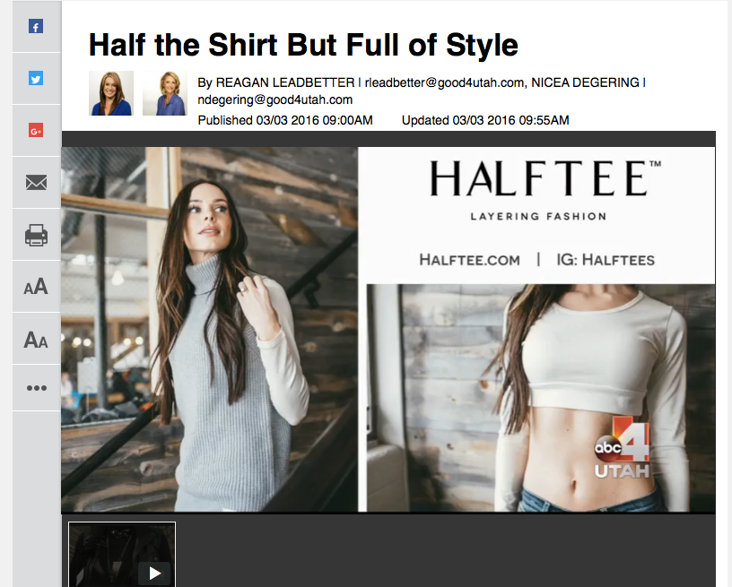 Press HALFTEE Layering Fashion