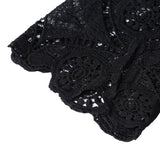 Fashion Sexy Lace Blusas Ladies Office Tank Tops