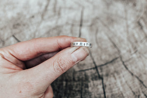 Adventure Awaits Stacking Ring