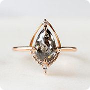 Eliana Ring - Salt and Pepper Diamond