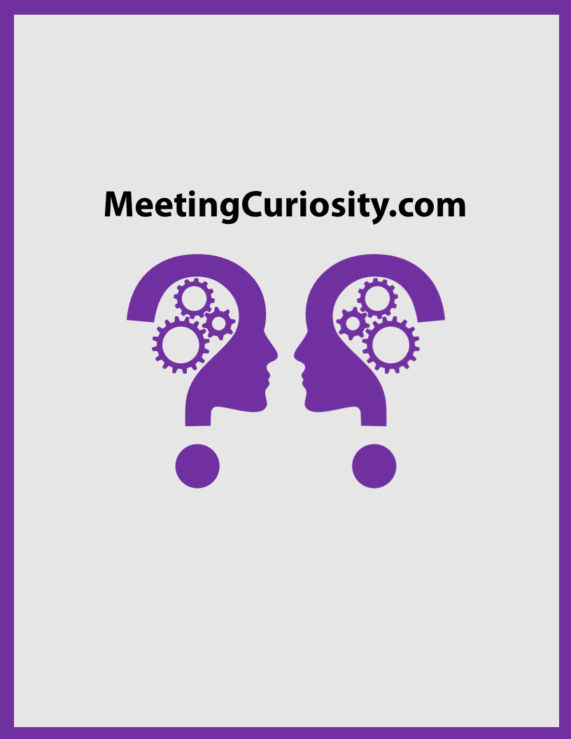 Meeting Curiosity book cover by Gerald Haman