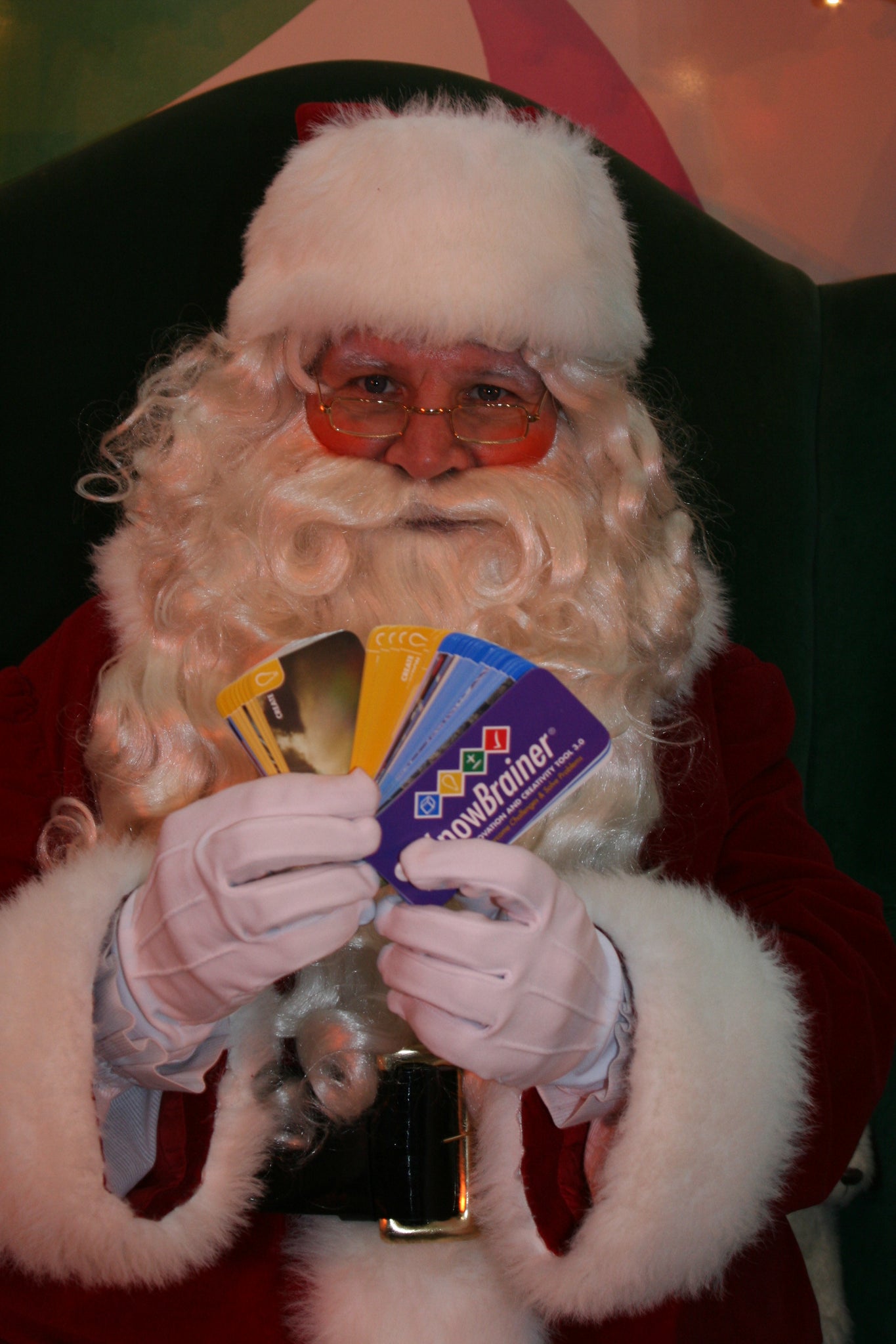 Santa Clause Recommends KnowBrainers for Holiday Gifts