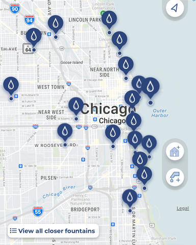 Where to refill your PATH water bottle in Chicago