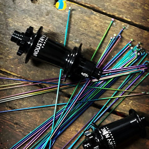 Evil Offering V2 X01 industry nine hubs and oil slick spokes