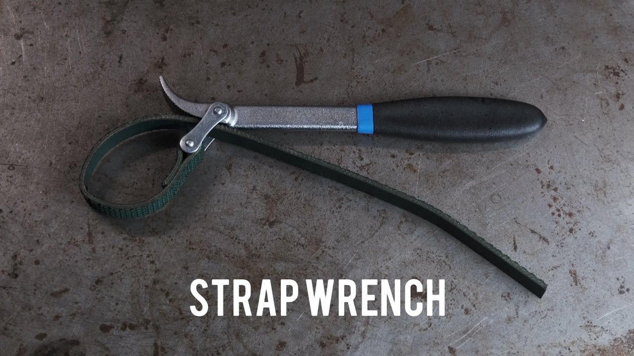 Shock service strap wrench