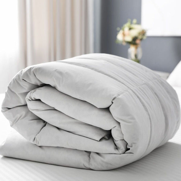 Plain white duvet