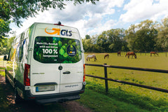 GLS Transporter Klima Protect CO2 zu 100% kompensiert