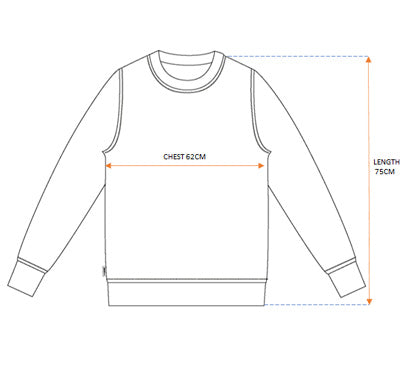 Size Guide Sweatshirts