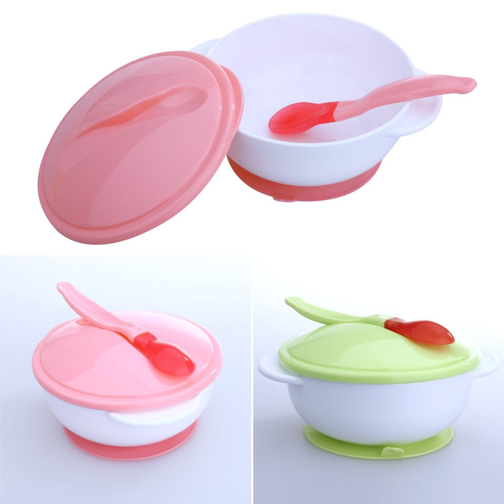 Infant Baby Feeding Bowl With Sucker + 