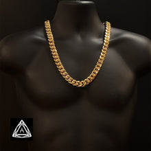Load image into Gallery viewer, 10kt Yellow Gold Miami Cuban Link Chain 17mm