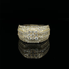 Charger l&#39;image dans la visionneuse de la galerie, 10kt Yellow Gold Diamond Ring 2.30ct