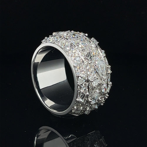 14kt Signature Collection White Gold Diamond Band 2.85ct