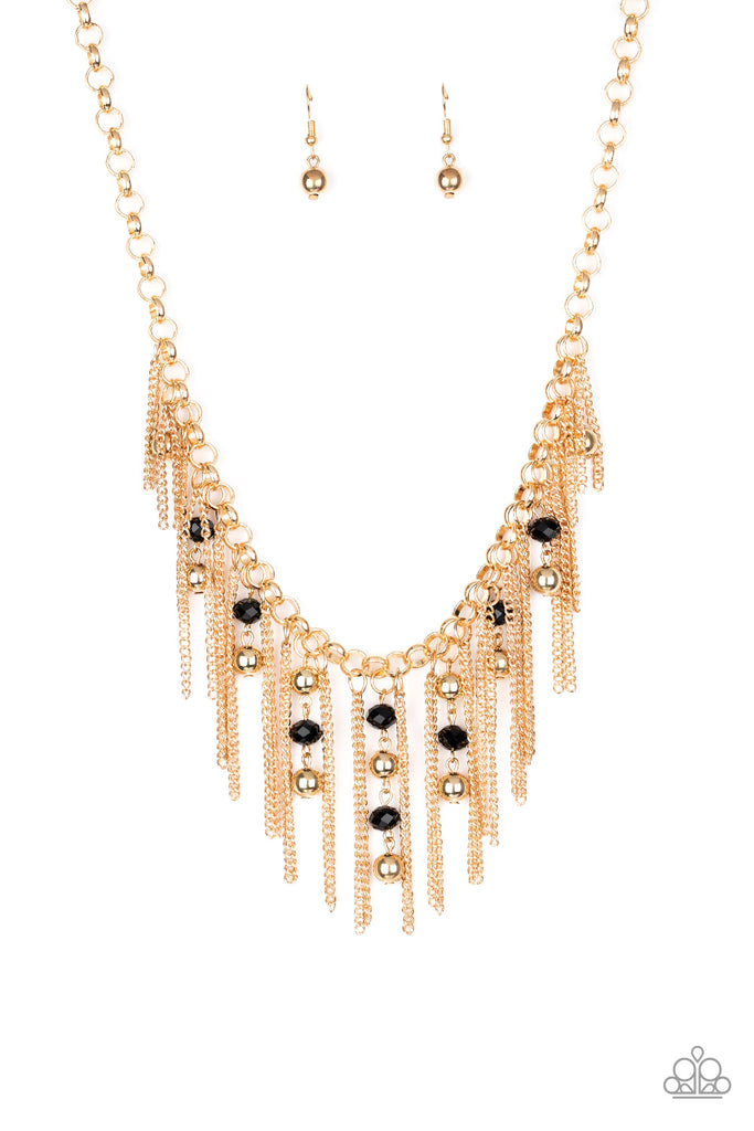 gold dainty short paparazzi necklaces
