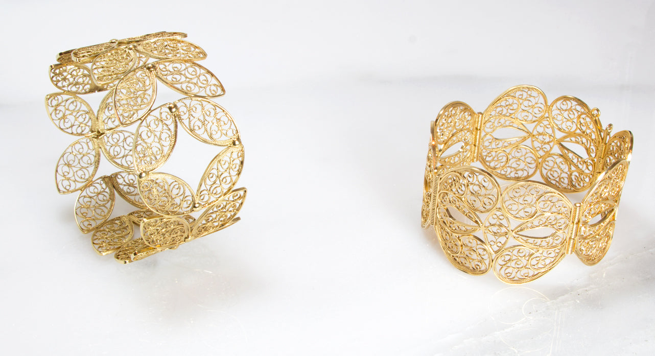 Arabel Lebrusan Jewellery Filigree bangles