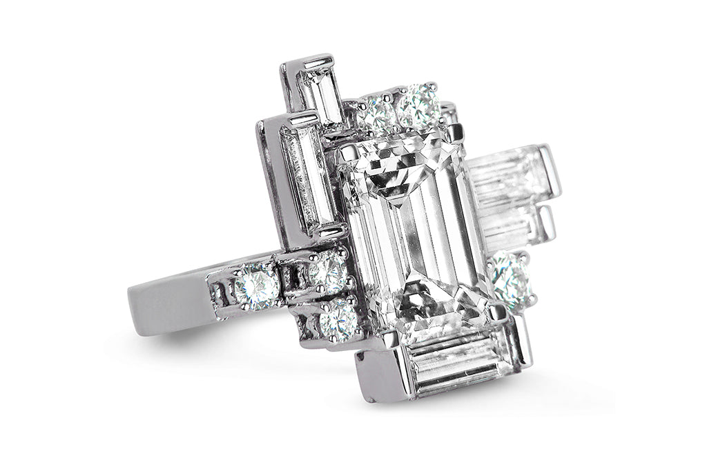 Bespoke Jewellery Corene Diamond White Gold Ring