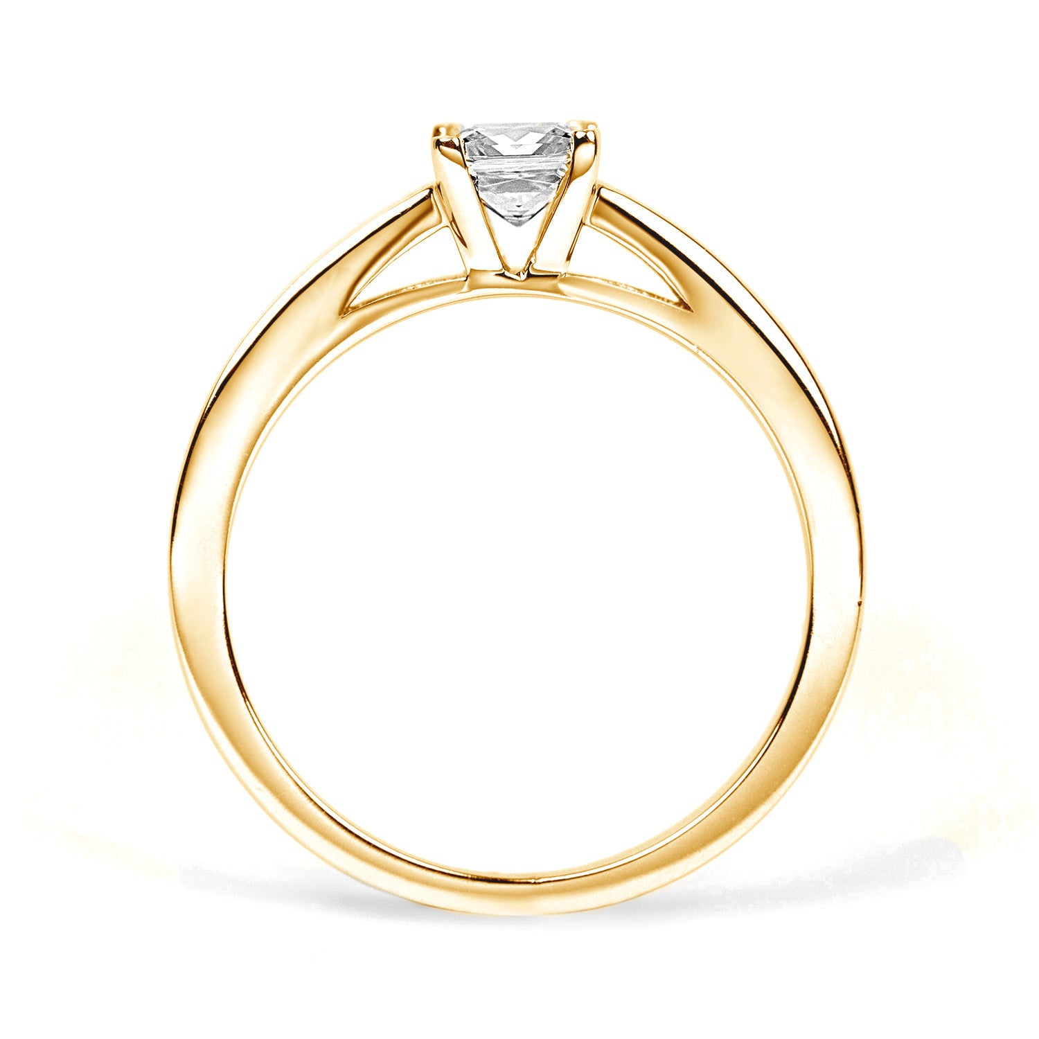 Nova Ethical Diamond Engagement Ring, 18ct Fairtrade Gold – LEBRUSAN STUDIO