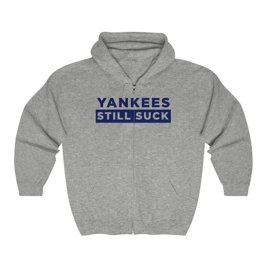 Unisex Outah-Wear Yankees Suck Heavy Blend™ Full Zip Hooded Sweatshirt -  WickedPissaHH