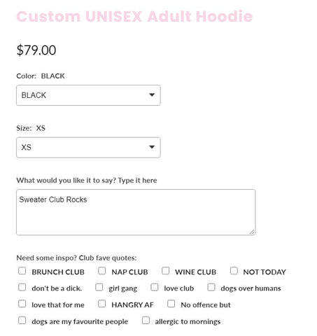 How do I customise my hoodie? Custom Hoodie