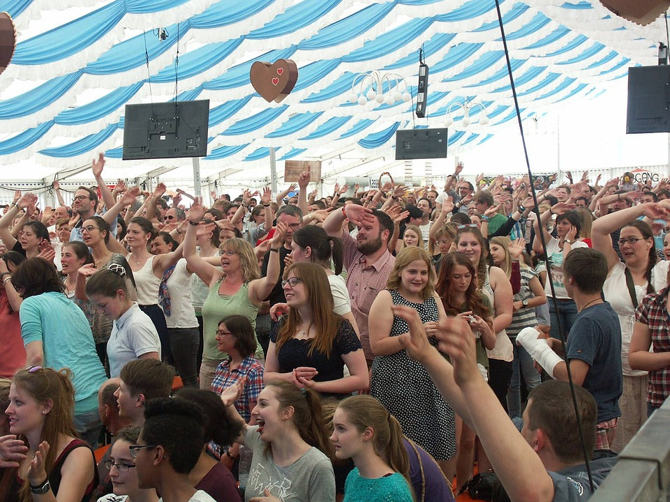 Oktoberfest beer tents