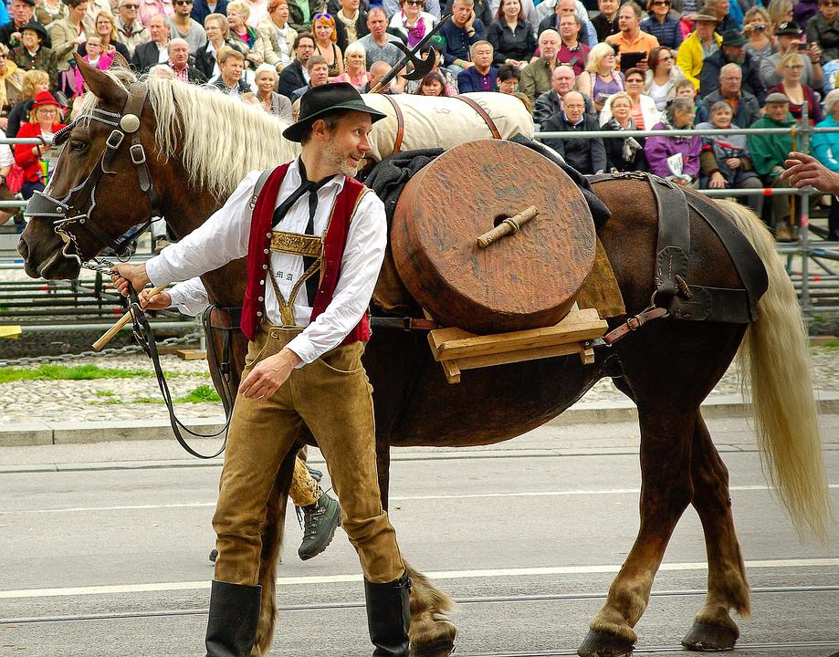 Oktoberfest In September with a horse