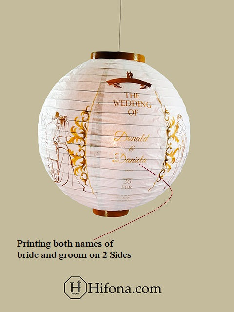 paper lantern wedding centerpieces