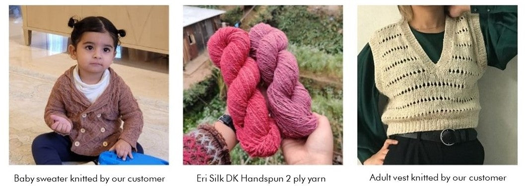 Silk knitting yarn | Muezart