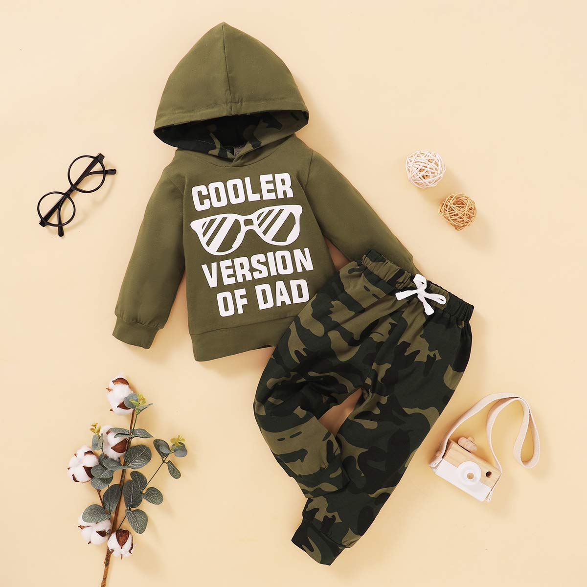 2pcs Baby Boy Letter Print Long-sleeve Hoodie and Trousers Set