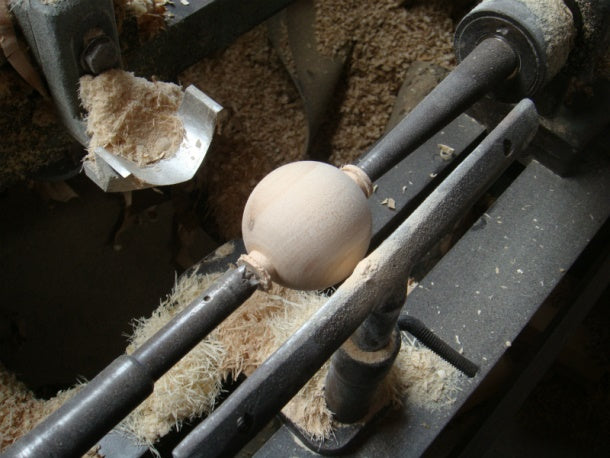 wooden ball manufacturing process ①