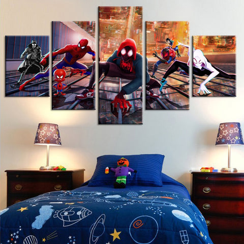 5 Piece Spider Man 3 Wall Art Canvas Modernluxeco Modern Luxe Co