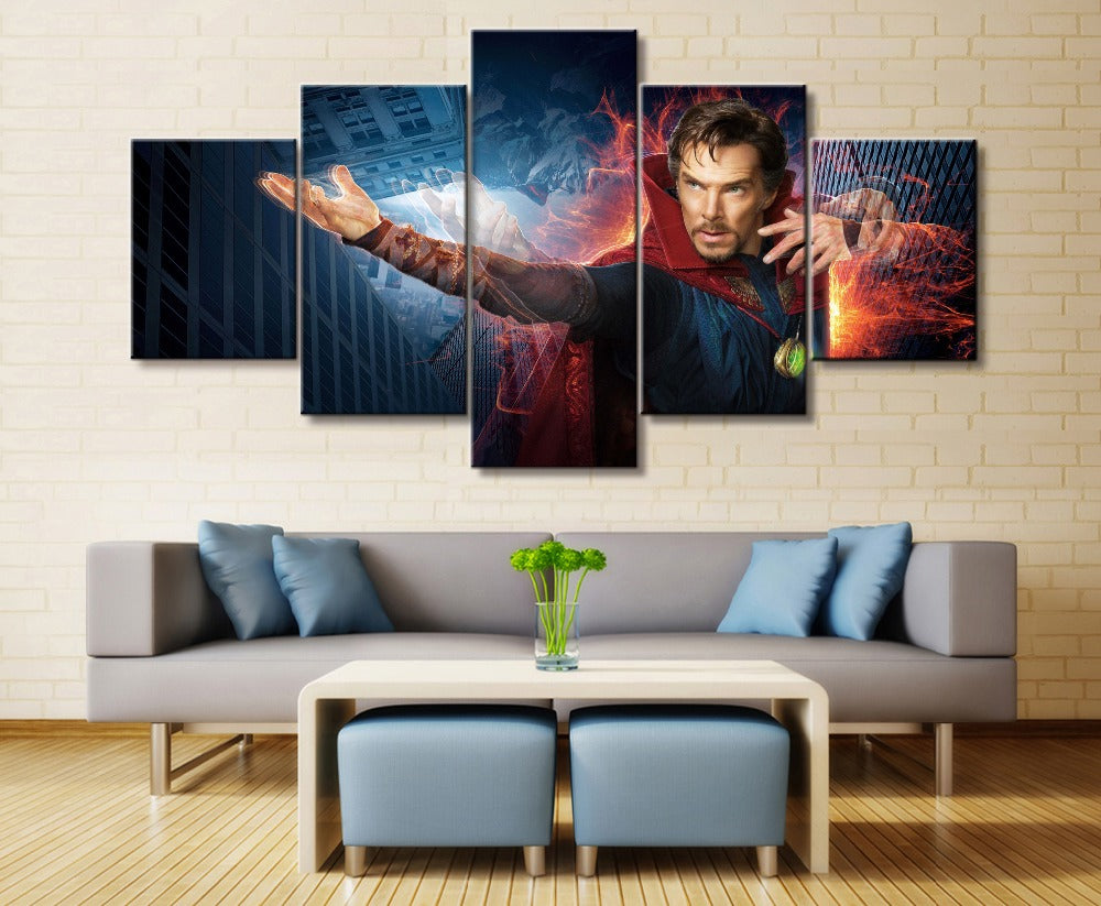 5 Piece Doctor Strange Wall Art Canvas Modernluxeco Modern Luxe Co