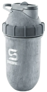 Protein shaker bottle 24.6 Fl Oz Double Wall Steel Concrete