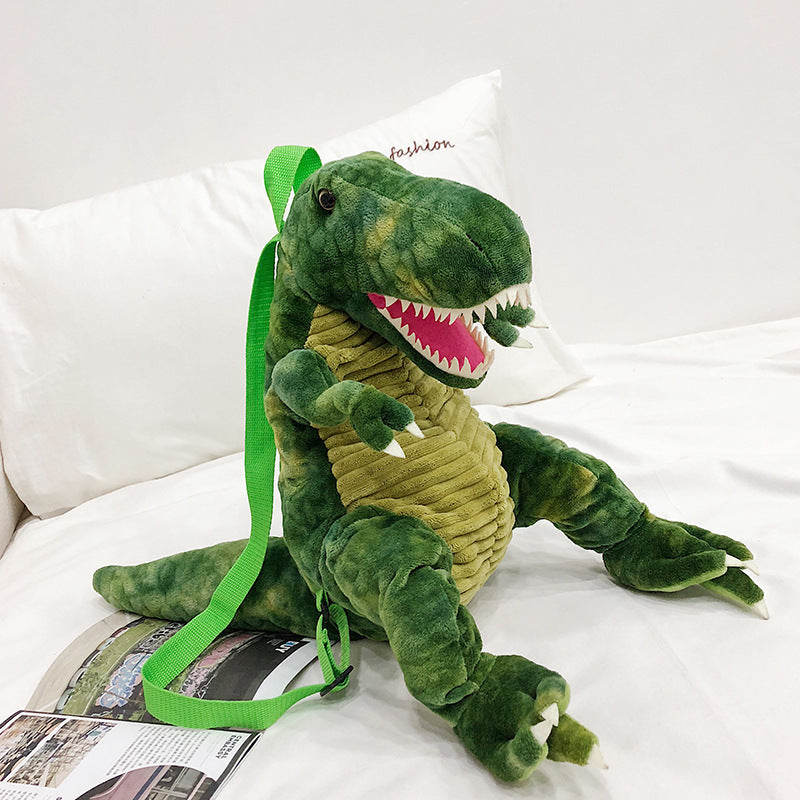 dinosaur plush bag