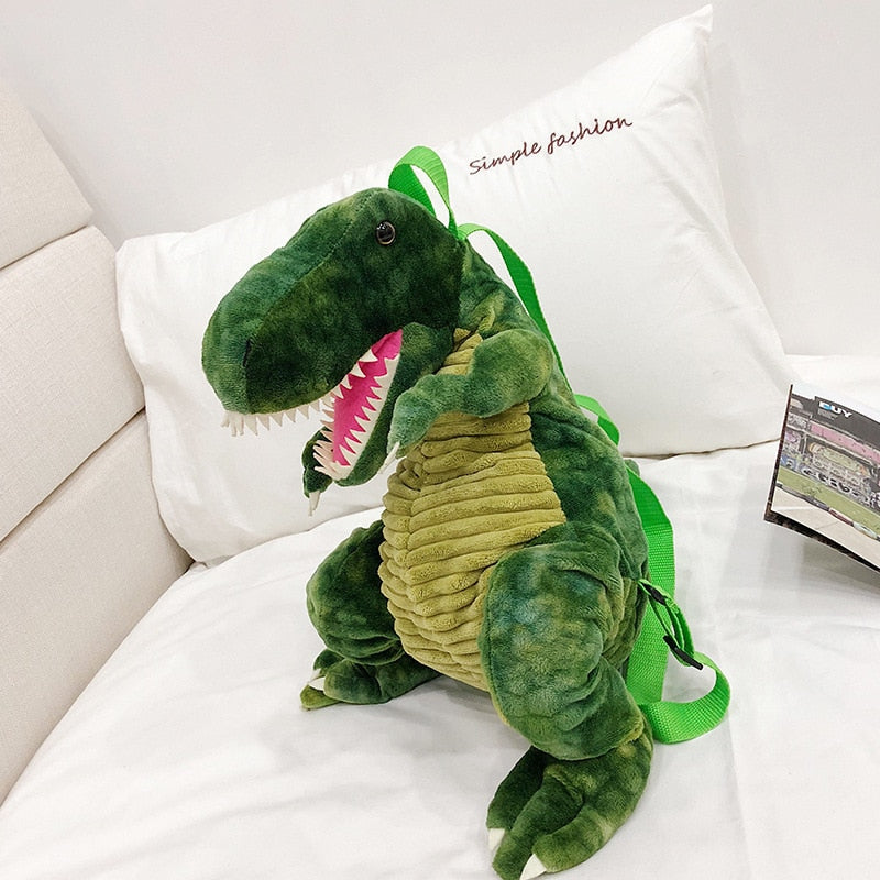 Dinosaur Plush Backpack – Bright Dino